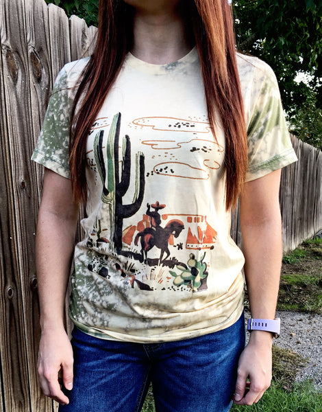 Cactus & Cowboy Matchbook Tee