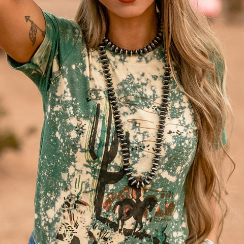 Cactus & Cowboy Matchbook Tee