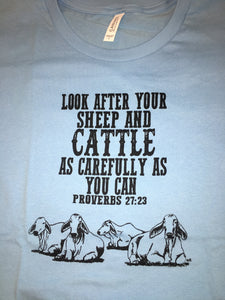 Proverbs 27:23 Brahman Tee