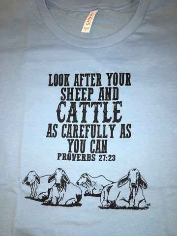 Proverbs 27:23 Brahman Tee