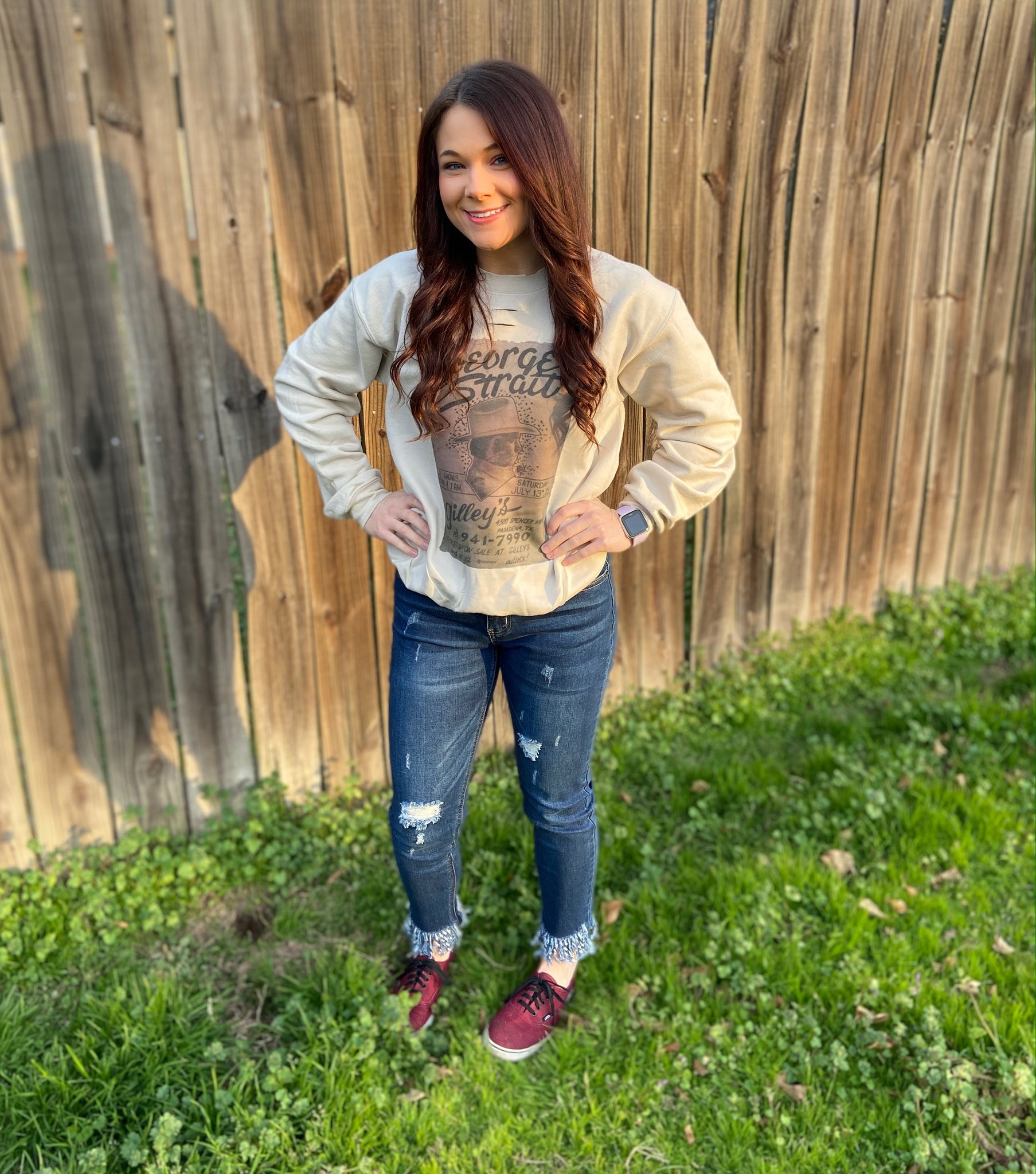 George Strait Gilley's Poster Sweatshirt