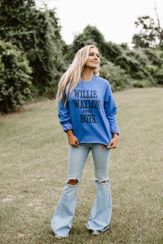 "Willie Waylon and The Boys" Sweatshirt